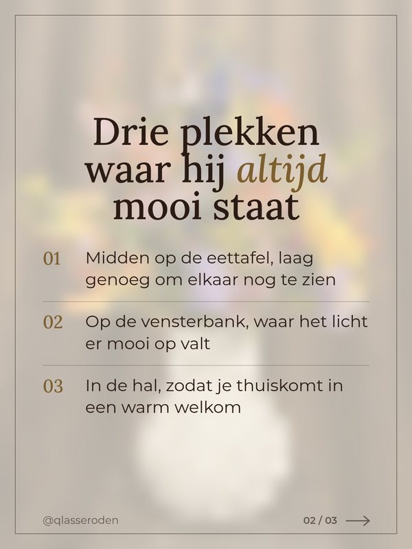 Tips in een lijst voor Qlasse